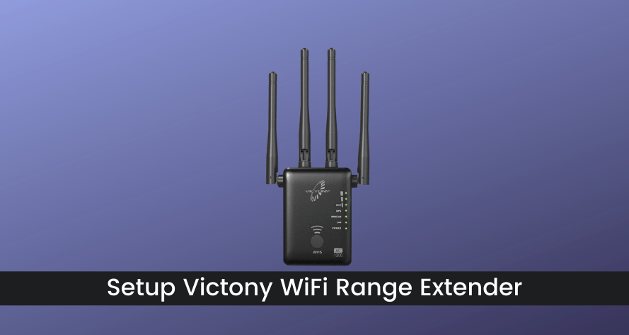 Setup Victony WiFi Range Extender