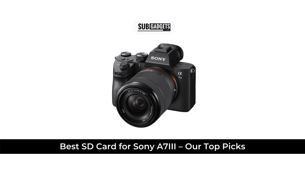 Best SD Card For Sony A7III Our Top Picks For 2022 Subgadgets