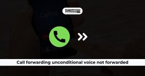 Fix call forwarding unconditional voice not forwarded