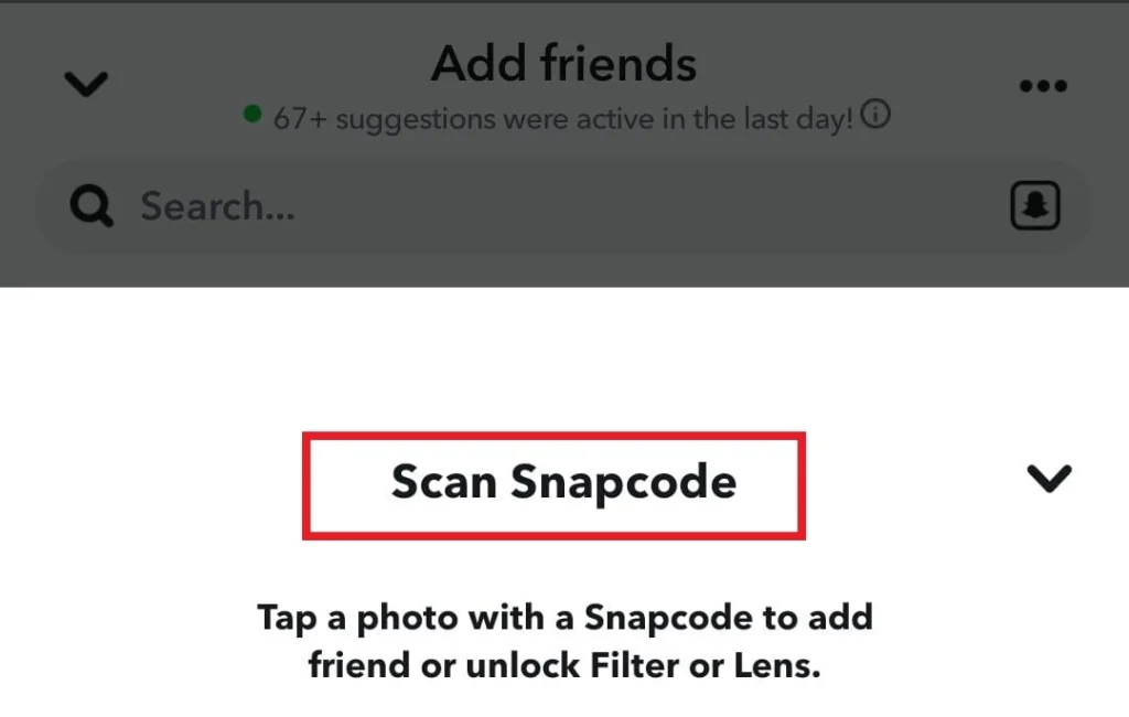 Scan Snapcode